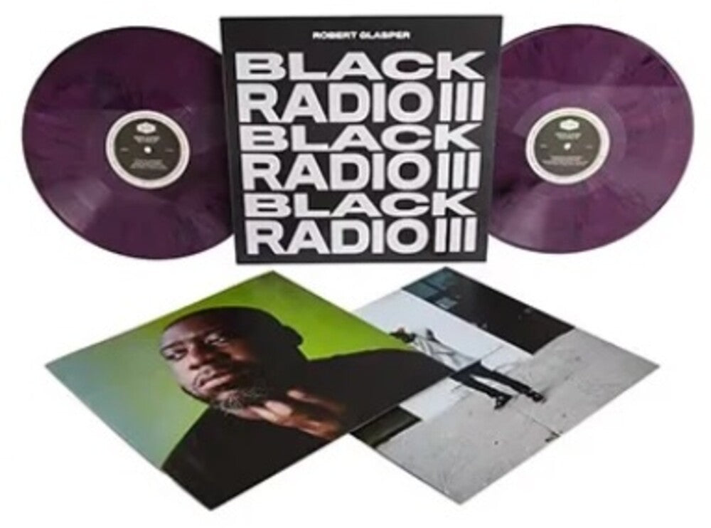 the album cover for Robert Glasper - Black Radio III [Grape Swirl 2LP]
