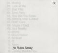 the album cover for Sylvan Esso -  No Rules Sandy [Olive Green LP]