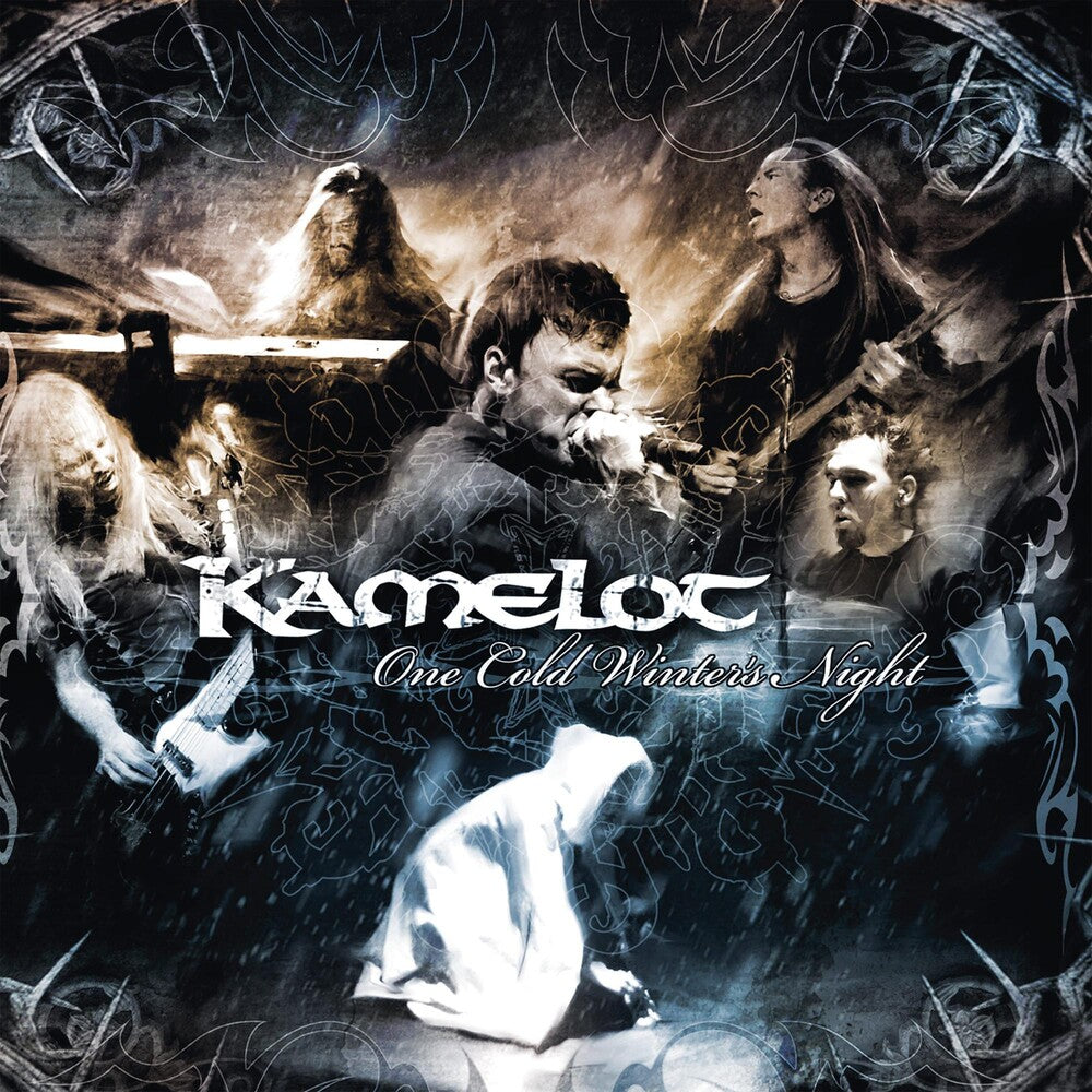 the album cover for Kamelot - One Cold Winter's Night