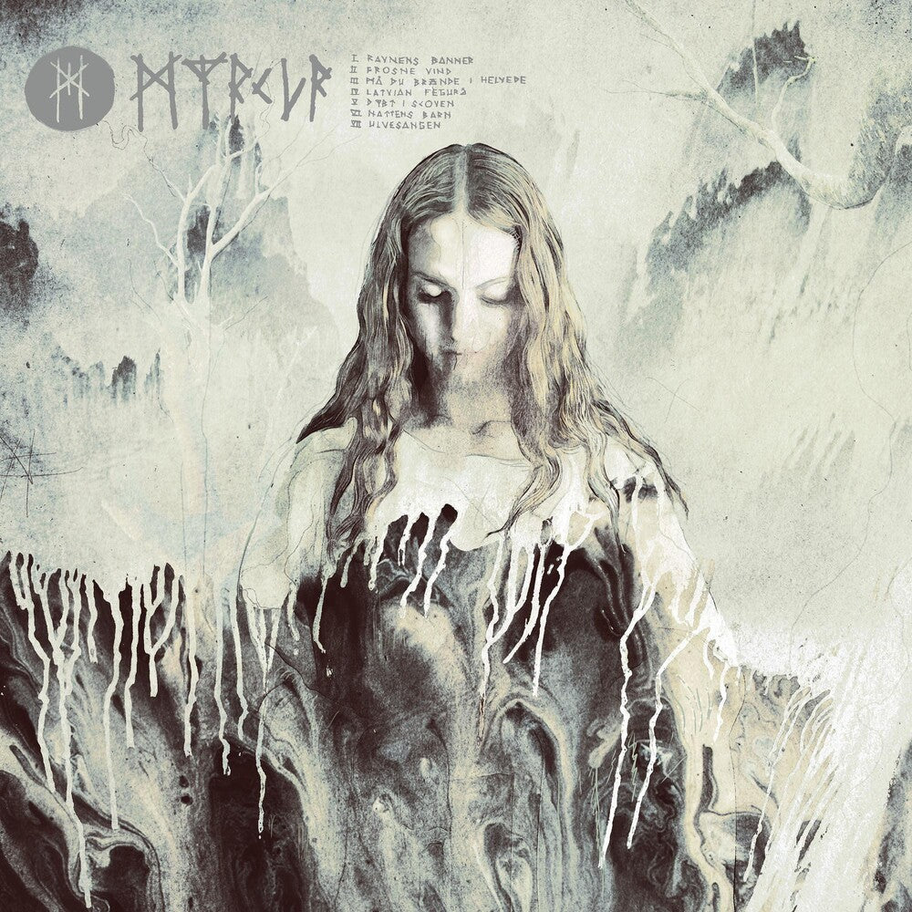 the album cover for Myrkur - Myrkur (Blue) [Colored Vinyl] (Wht)