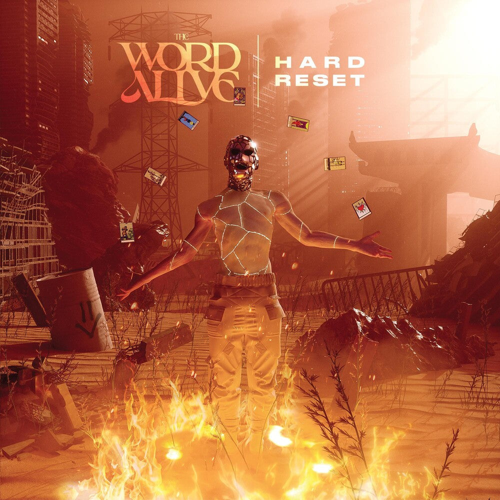 the album cover for Word Alive - Hard Reset [Colored Vinyl] (Red) (Spla)