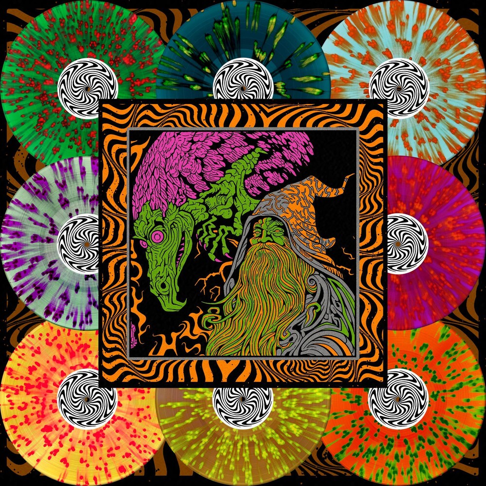 the album cover for King Gizzard & The Lizard Wizard - Live In Chicago '23 [Limited Edition 8LP Box Set]