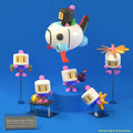 the album cover for Jun Chikuma  (Blue) (Colv) (Pnk) - Bomberman Hero - O.S.T. (Blue) [Colored Vinyl] (Pnk)