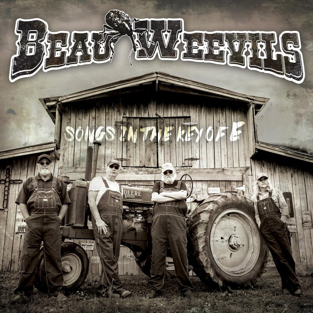the album cover for Beau Weevils - Songs In The Key Of E