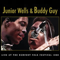 the album cover for Junior Wells  / Guy,Buddy - Live At The Newport Folk Festival 1968