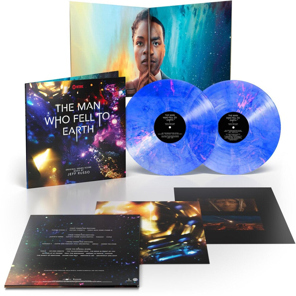 the album cover for Jeff Russo  (Blue) (Cvnl) (Pnk) - Man Who Fell To Earth (Original Series Score)