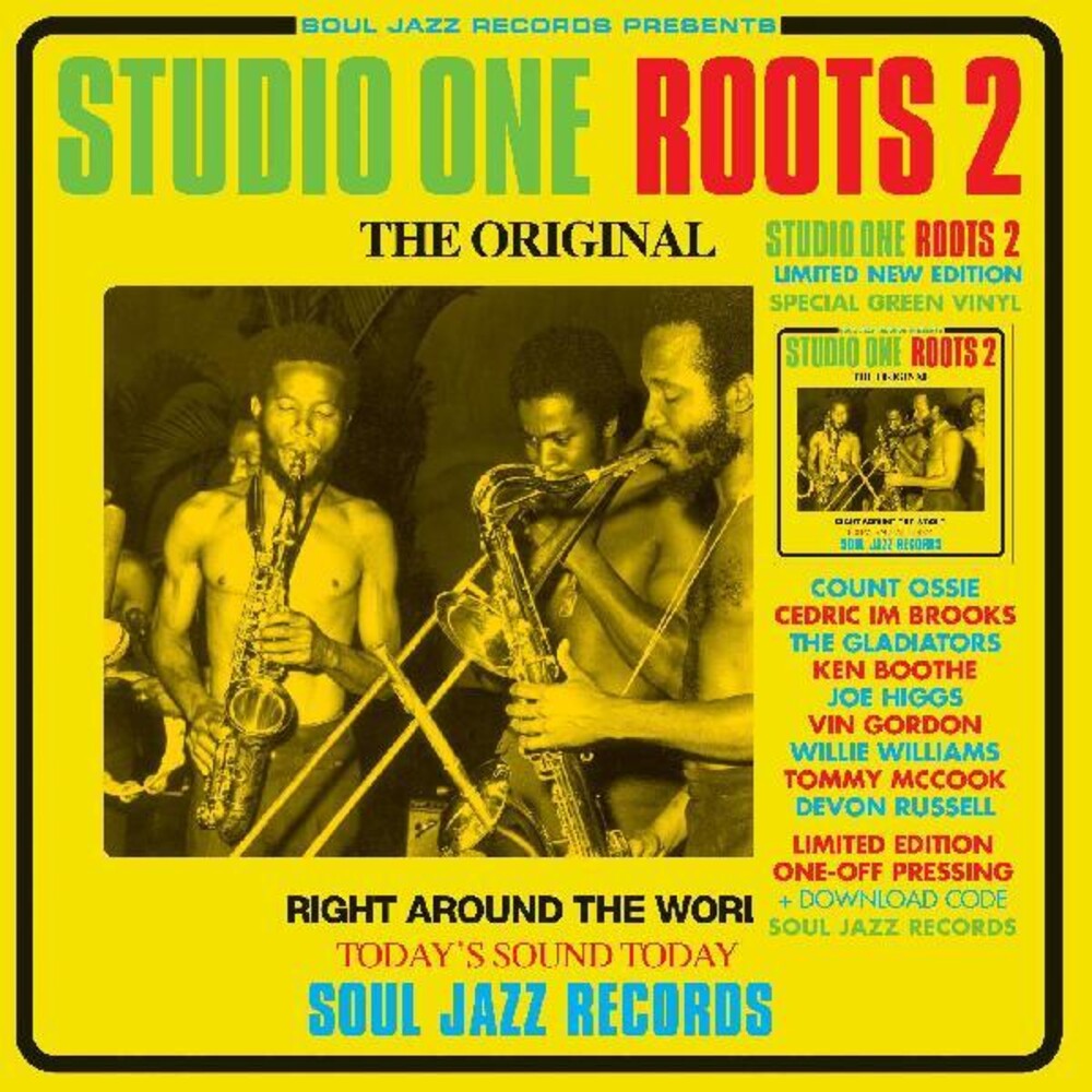 the album cover for Soul Jazz Records Presents - Studio One Roots 2 [Clear Vinyl] (Grn) [Download Included]