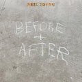 the album cover for Neil Young - Before and After