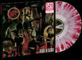 the album cover for Slayer - Reign In Blood [RSD Essential Clear w/Red Splatter LP]