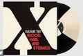 the album cover for Alkaline Trio - Blood, Hair, And Eyeballs [Indie Exclusive Limited Edition Black/Bone LP]