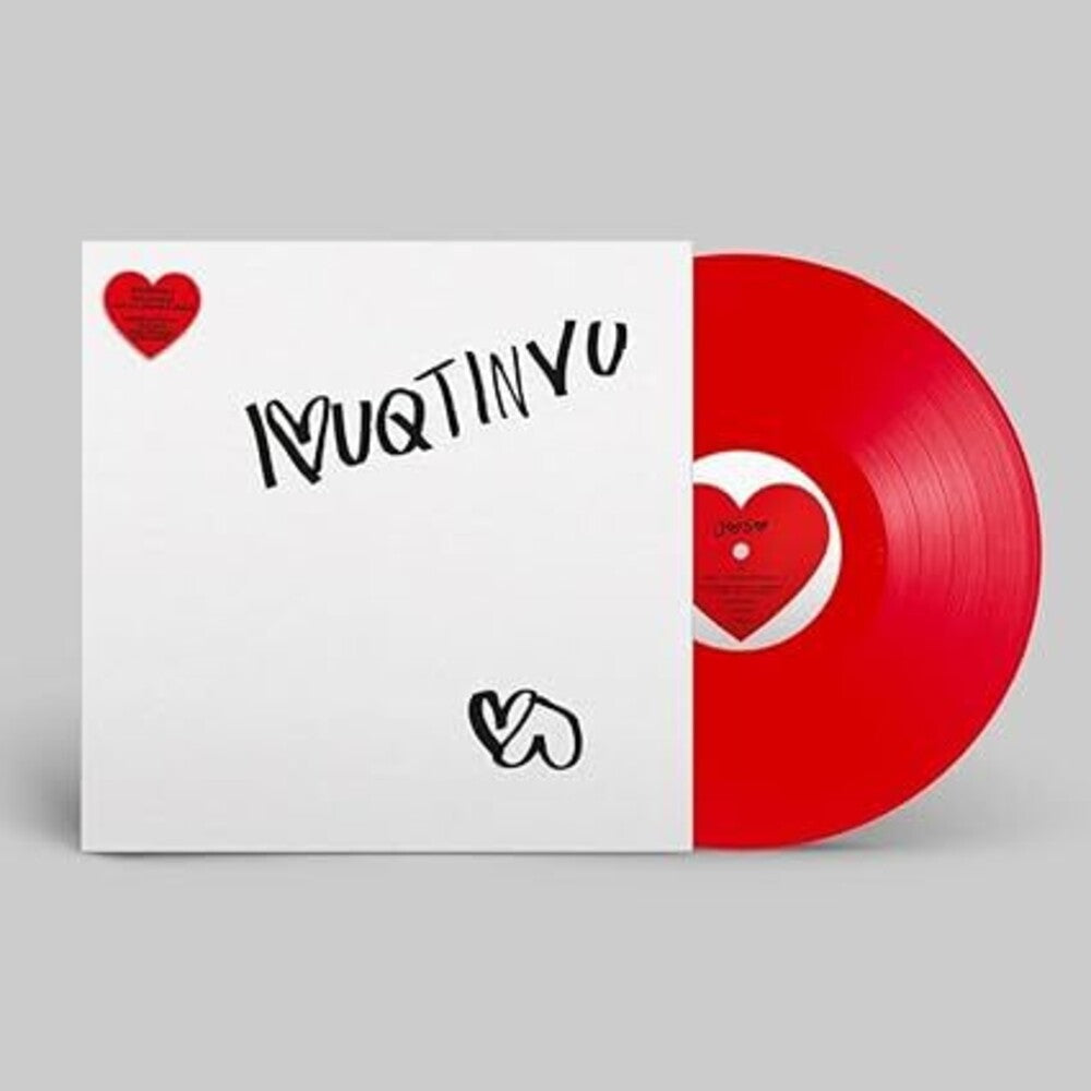 the album cover for Jockstrap - I<3UQTINVU [Limited Edition Red LP with Scratch & Sniff Artwork]