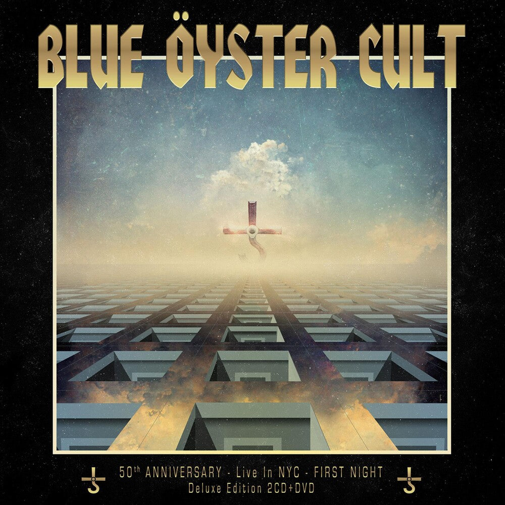the album cover for Blue Oyster Cult - 50th Anniversary Live - First Night (W/Dvd)