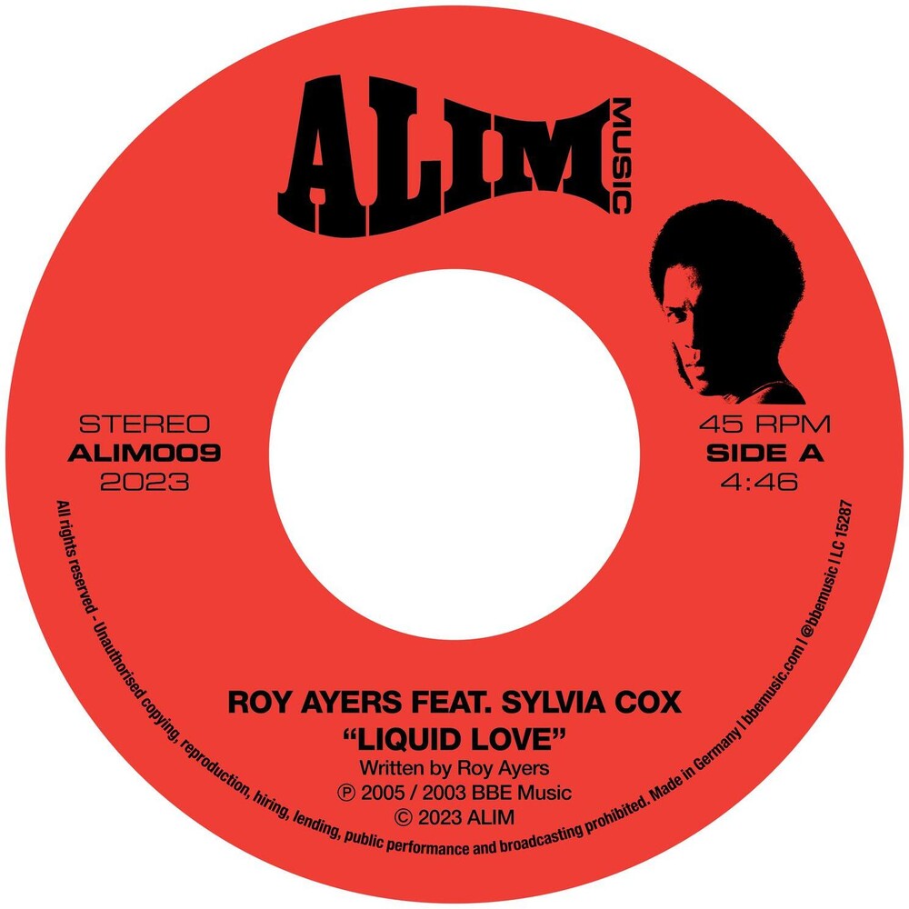 the album cover for Roy Ayers - Liquid Love / What's The T (Uk)