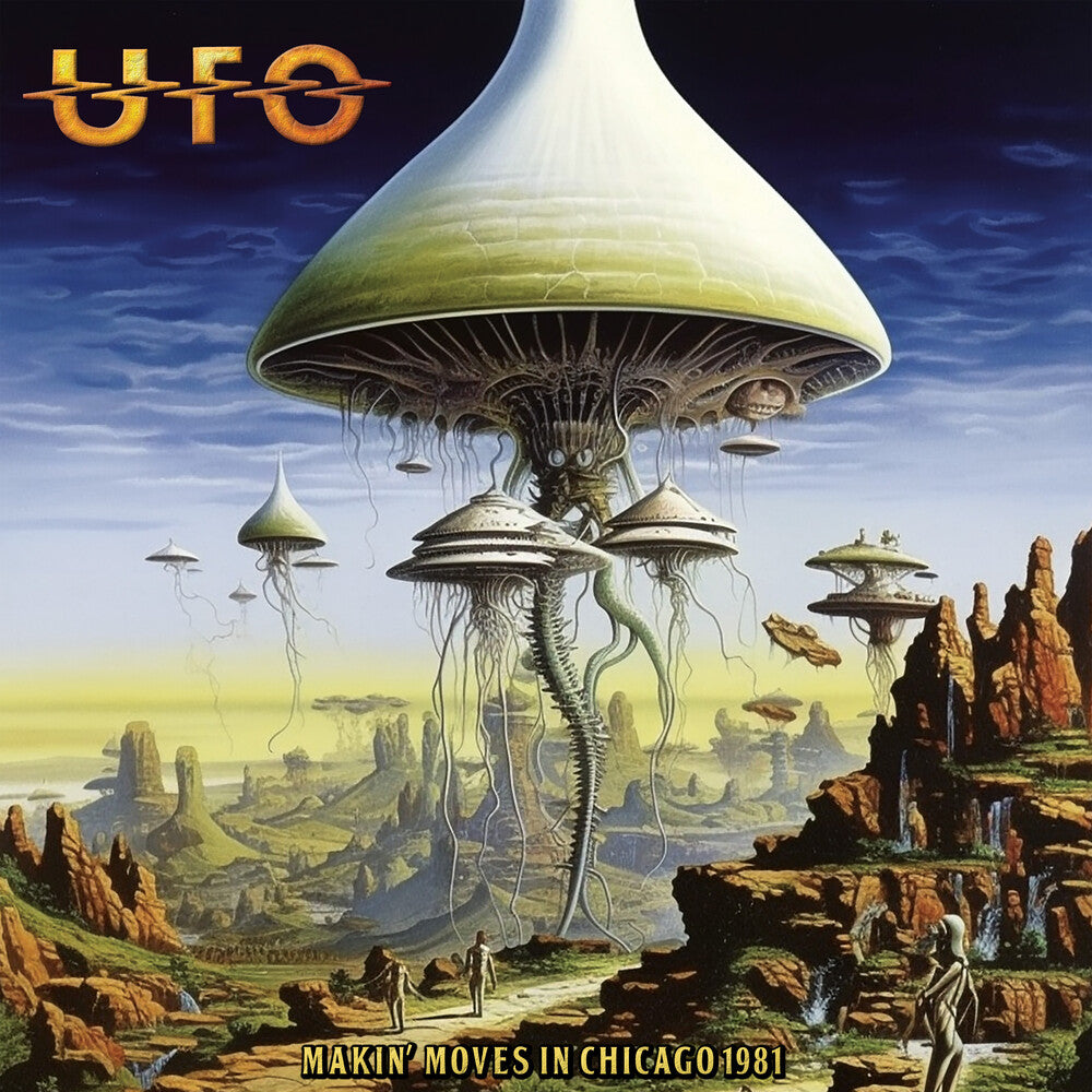 the album cover for UFO - Makin' Moves In Chicago 1981 - Silver [Colored Vinyl] (Slv)