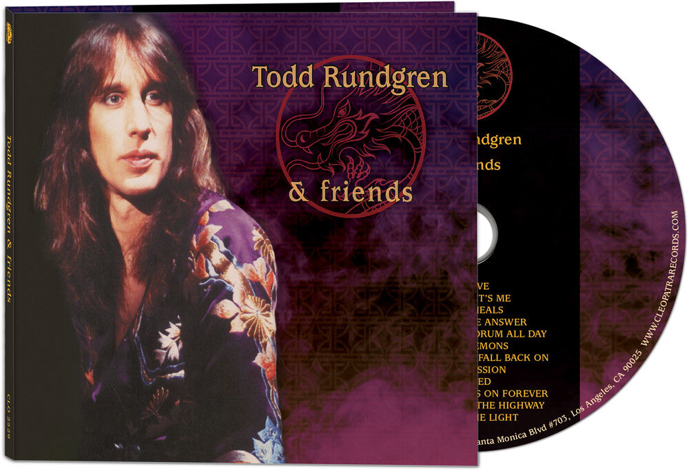 the album cover for Todd Rundgren  & Friends - Todd Rundgren & Friends (Bonus Track) [Digipak]