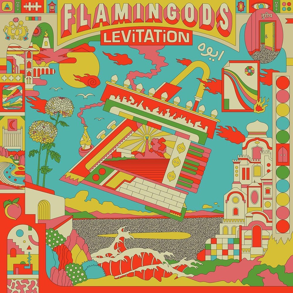 the album cover for Flamingods - Levitation