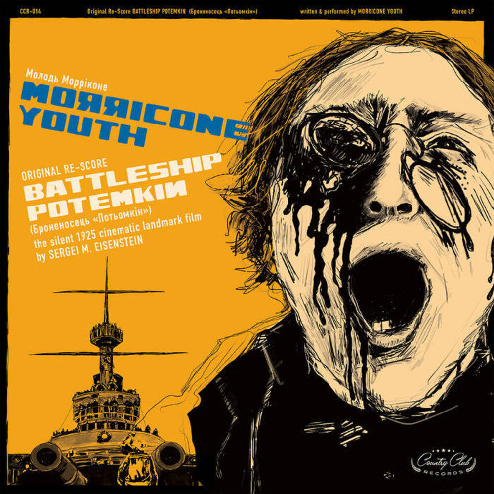 the album cover for Morricone Youth (Can) - Battleship Potemkin - O.S.T. (Can)