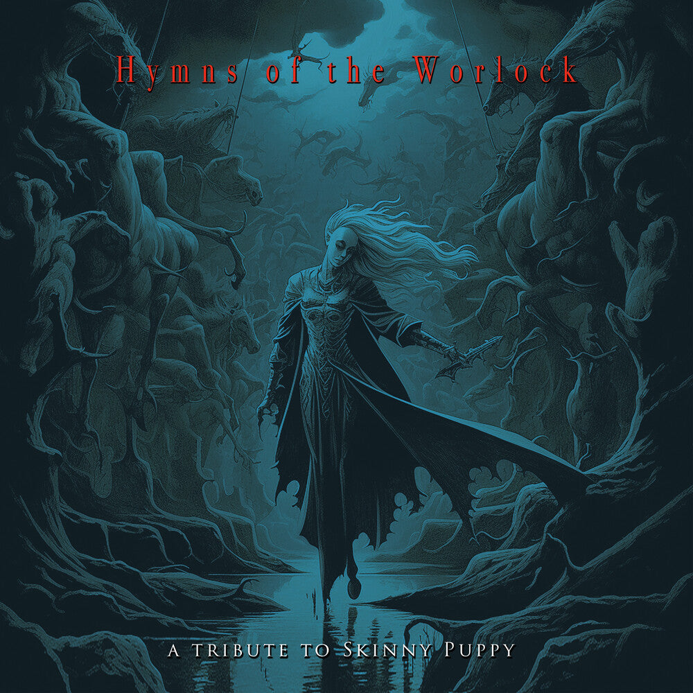 the album cover for Hymns Of The Worlock / Various (Blue) (Colv) - Hymns Of The Worlock / Various (Blue) [Colored Vinyl]