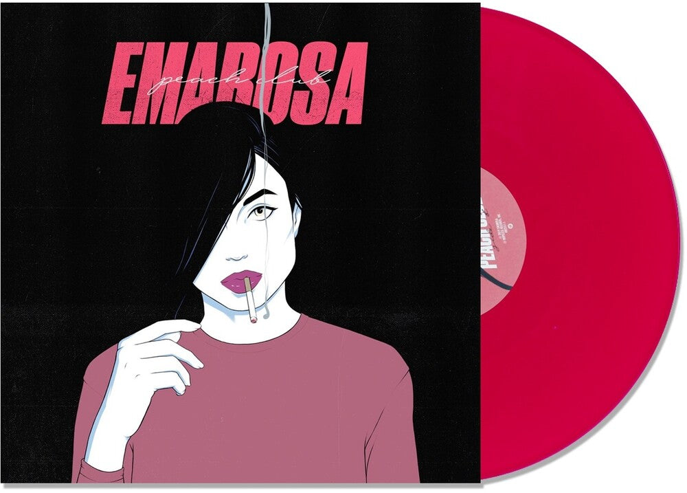 the album cover for Emarosa - Peach Club - Hot Pink [Colored Vinyl] (Pnk)