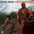 the album cover for Elvin Jones - Poly-Currents (Blue Note Tone Poet Series)