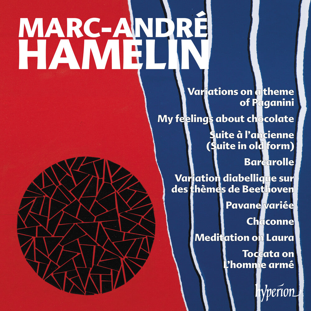 the album cover for Marc Hamelin -Andre - Hamelin: New Piano Works