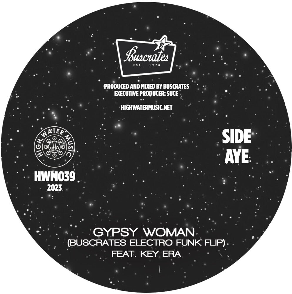the album cover for Buscrates - Gypsy Woman B/W Even When You Sleep