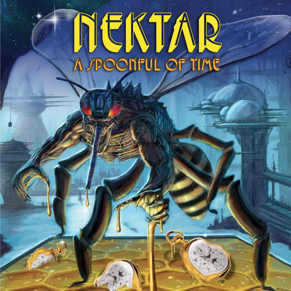 the album cover for Nektar - Spoonful Of Time - Blue/Yellow (Blue) [Colored Vinyl] (Ylw)