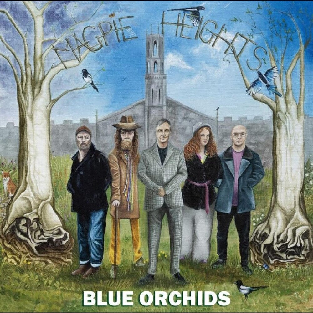 the album cover for Blue Orchids - Magpie Heights