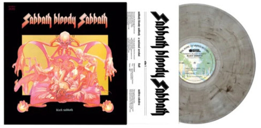 the album cover for Black Sabbath - Sabbath Bloody Sabbath: 50th Anniversary [SYEOR 24 Exclusive Smokey LP]