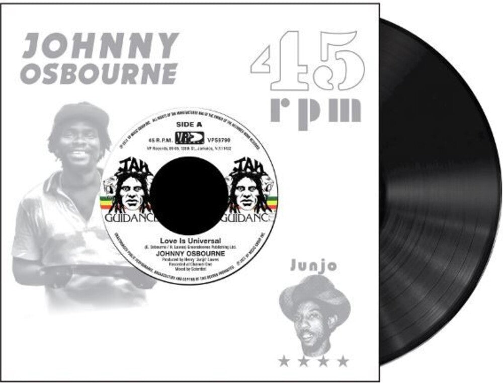 the album cover for Johnny Osbourne - Love Is Universal