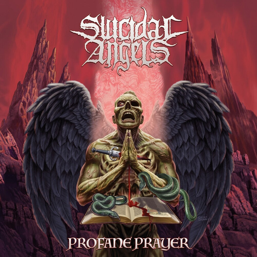 the album cover for Suicidal Angels - Profane Prayer