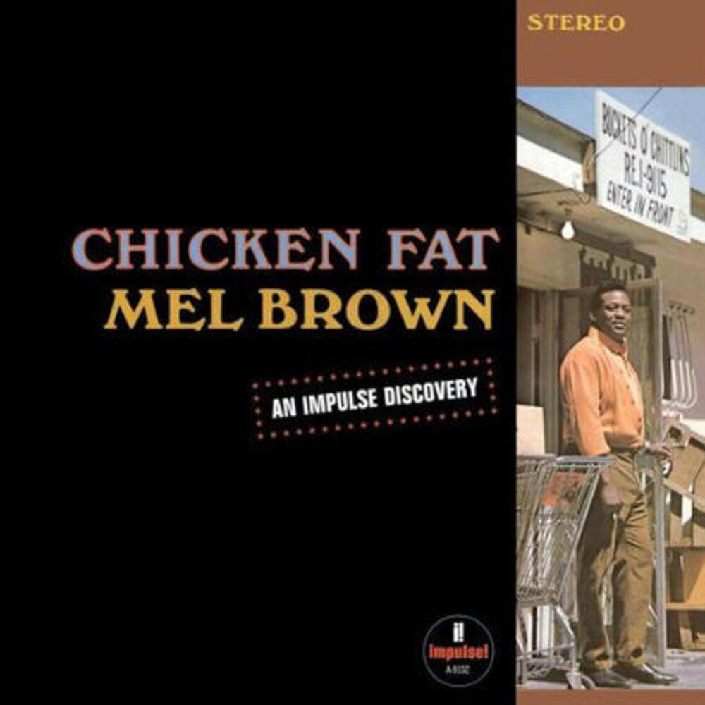 the album cover for Mel Brown - Chicken Fat