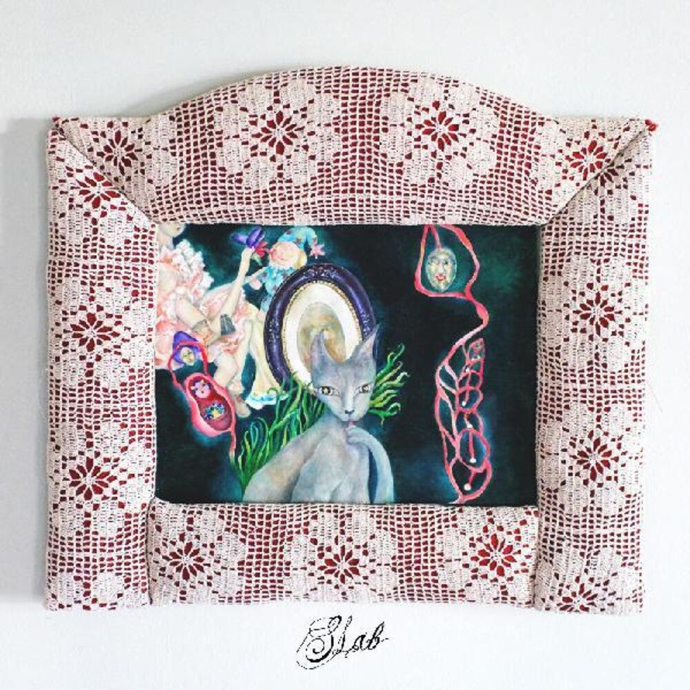 the album cover for Wombo - Slab / Keesh Mountain [Clear Vinyl]