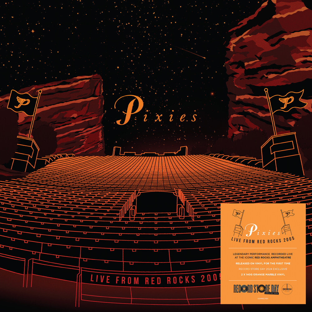the album cover for Pixies - Live From Red Rocks 2005 