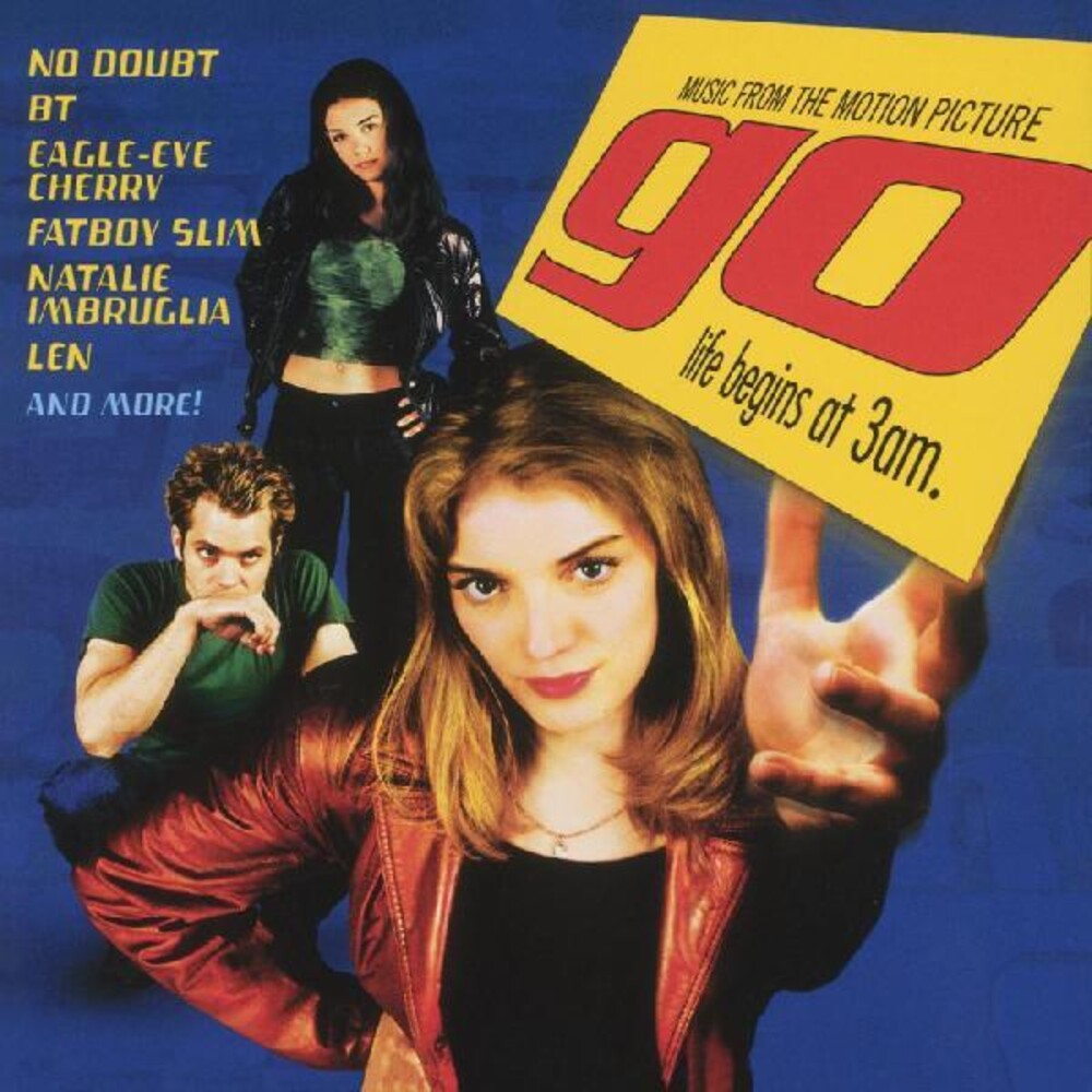 the album cover for Go / Music From The Motion Picture (Blue) (Colv) - Go / Music From The Motion Picture (Blue) [Colored Vinyl]