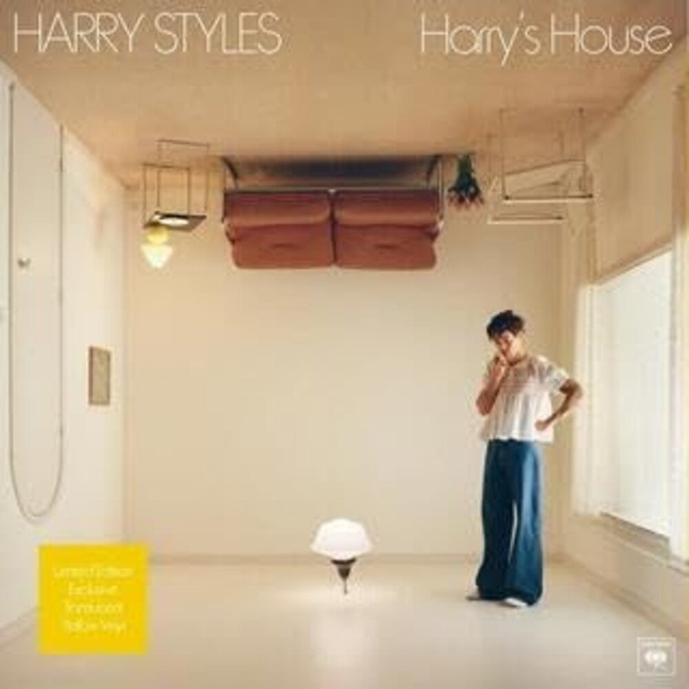 the album cover for Harry Styles - Harry's House (transparent Yellow Vinyl)