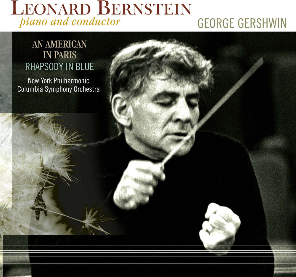 the album cover for Gershwin / Leonard Bernstein - Gershwin: American In Paris / Rhapsody In Blue