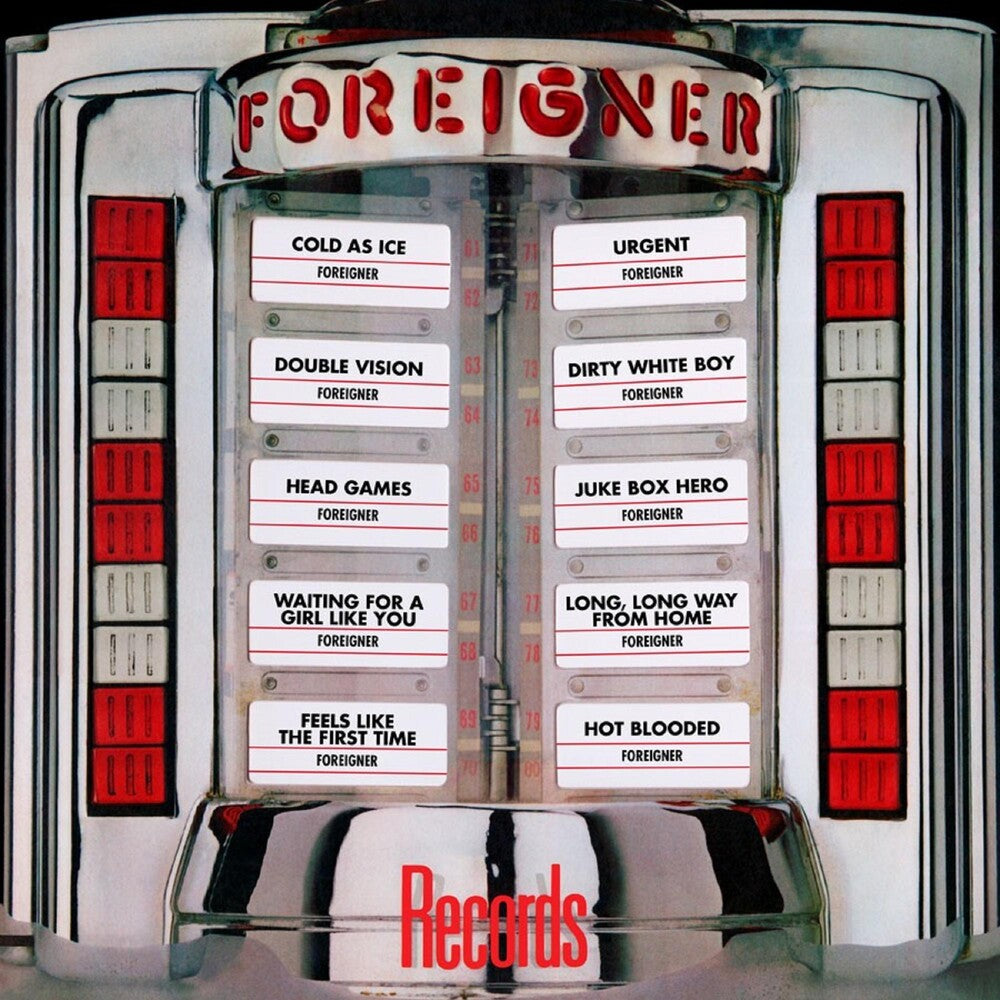 the album cover for Foreigner - Records-Greatest Hits (Gate) [Limited Edition]