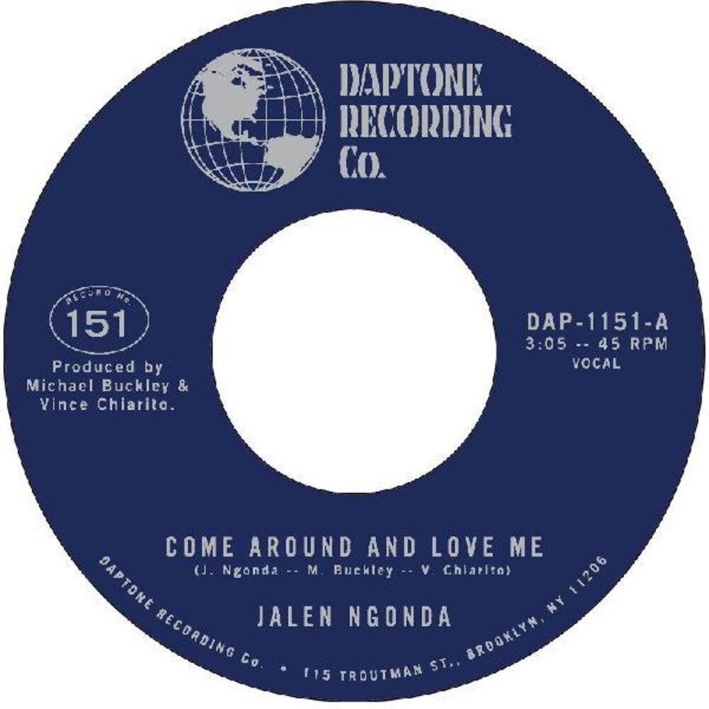 the album cover for Jalen Ngonda - Come Around And Love Me / What Is Left To Do