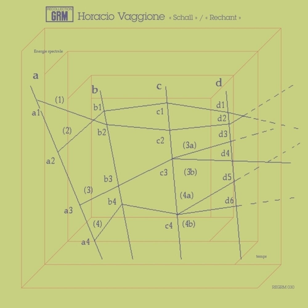 the album cover for HORACIO VAGGIONE - Schall / Rechant
