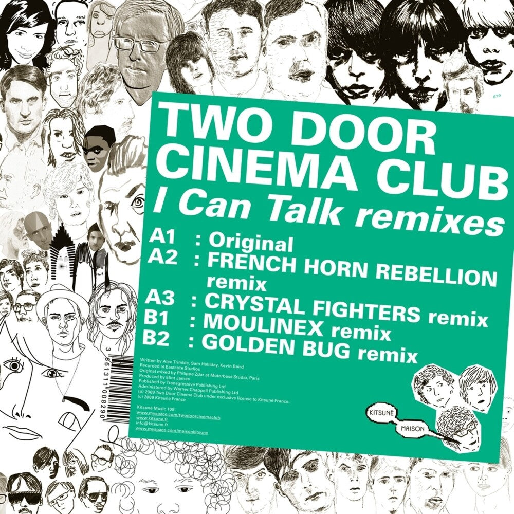the album cover for Two Door Cinema Club - I Can Talk Remixes