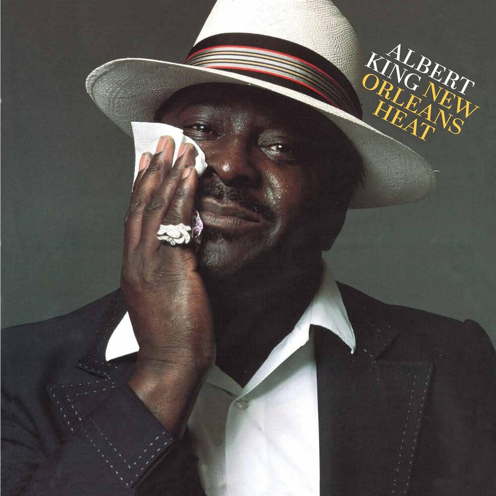 the album cover for Albert King - New Orleans Heat [Colored Vinyl] [Limited Edition] (Red)