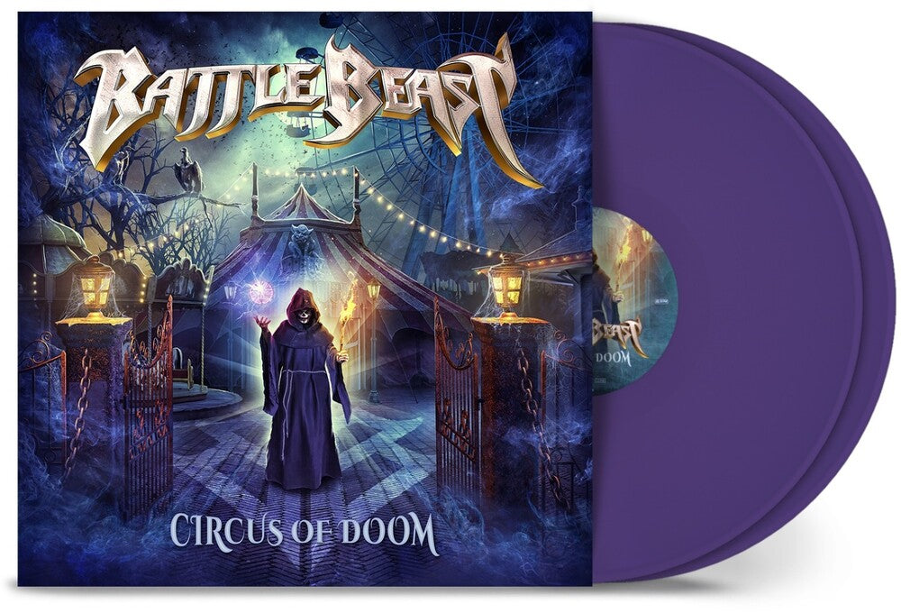 the album cover for Battle Beast - Circus Of Doom - Purple [Colored Vinyl] (Gate) (Purp)