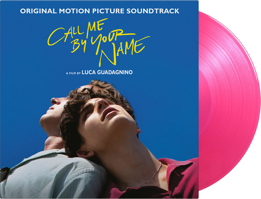 the album cover for Call Me By Your Name - O.S.T. (Colv) (Gate) (Ogv) - Call Me By Your Name - O.S.T. [Colored Vinyl] (Gate) [180 Gram]