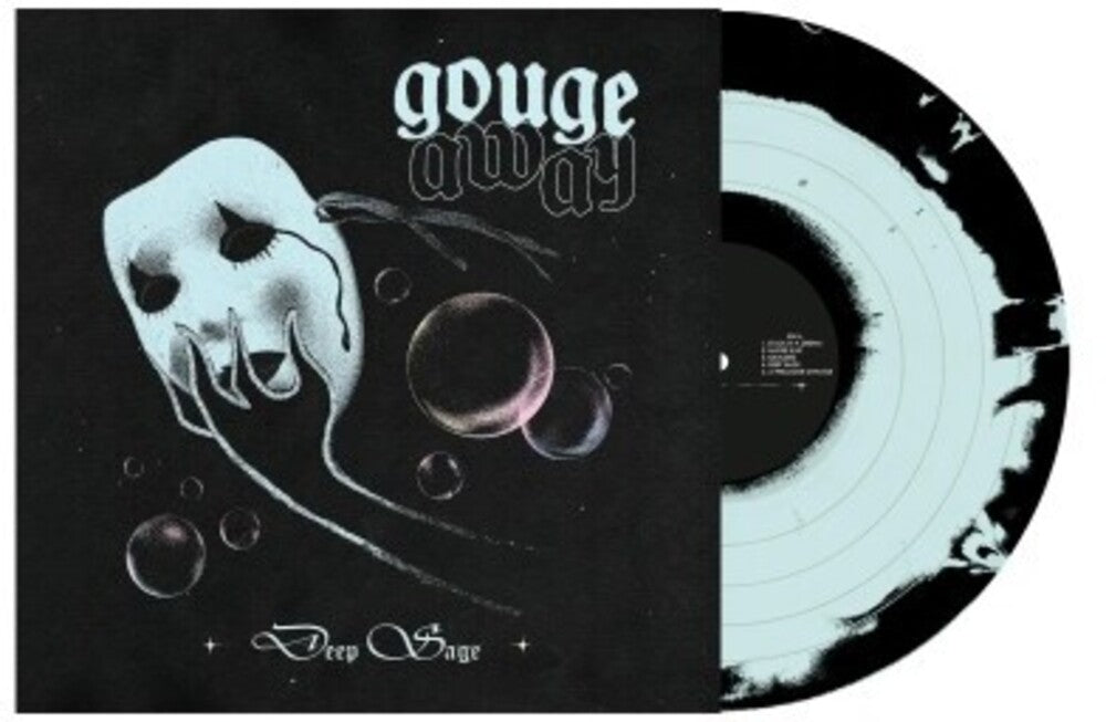 the album cover for Gouge Away - Deep Sage [Indie Exclusive Limited Edition Baby Blue / Black Mix LP]