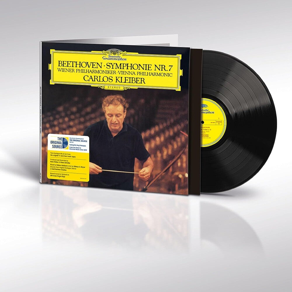 the album cover for Beethoven / Wiener Philharmoniker / Kleiber - Symphony No. 7 In A Major Op 92 (Original Source)
