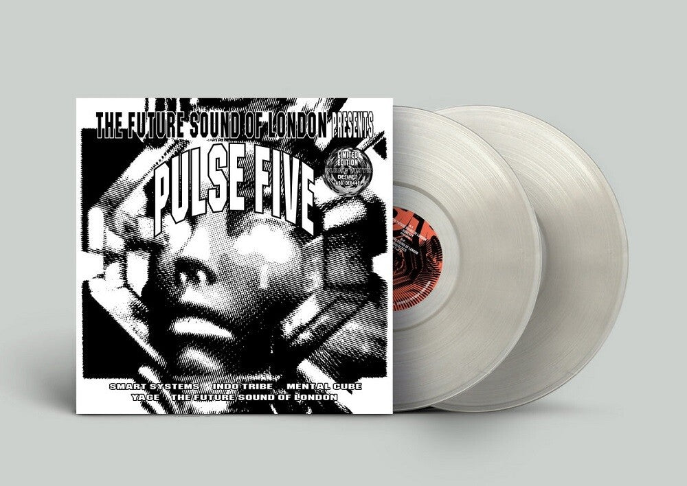 the album cover for Future Sound Of London - Pulse Five [Colored Vinyl] [Clear Vinyl] [180 Gram]
