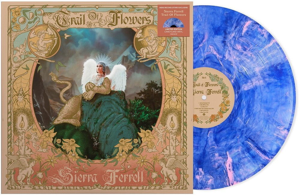 the album cover for Sierra Ferrell - Trail Of Flowers [Indie Exclusive Limited Edition Candyland LP]