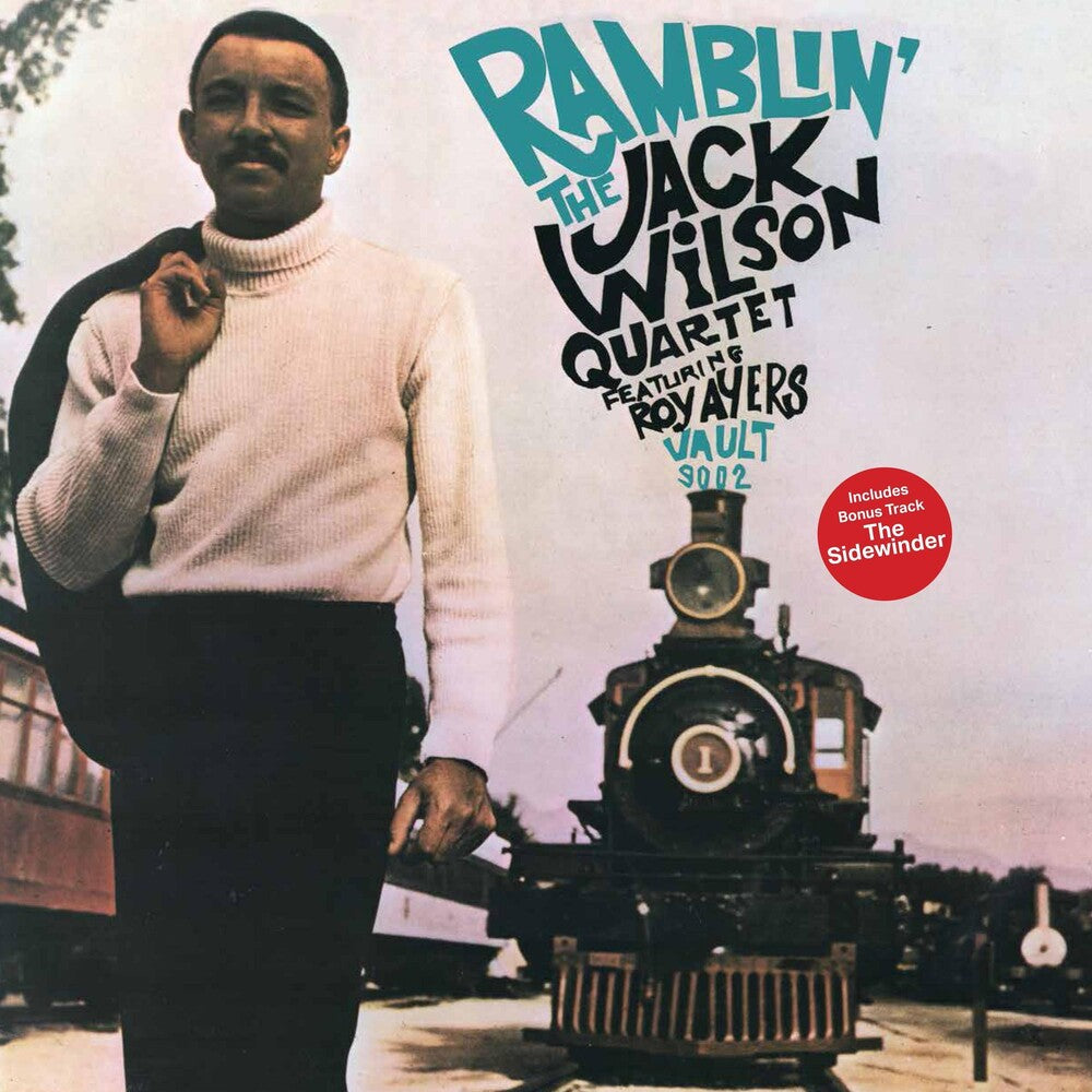the album cover for Jack Wilson - Ramblin' (Blue) (Bonus Track) [Clear Vinyl] [Limited Edition]