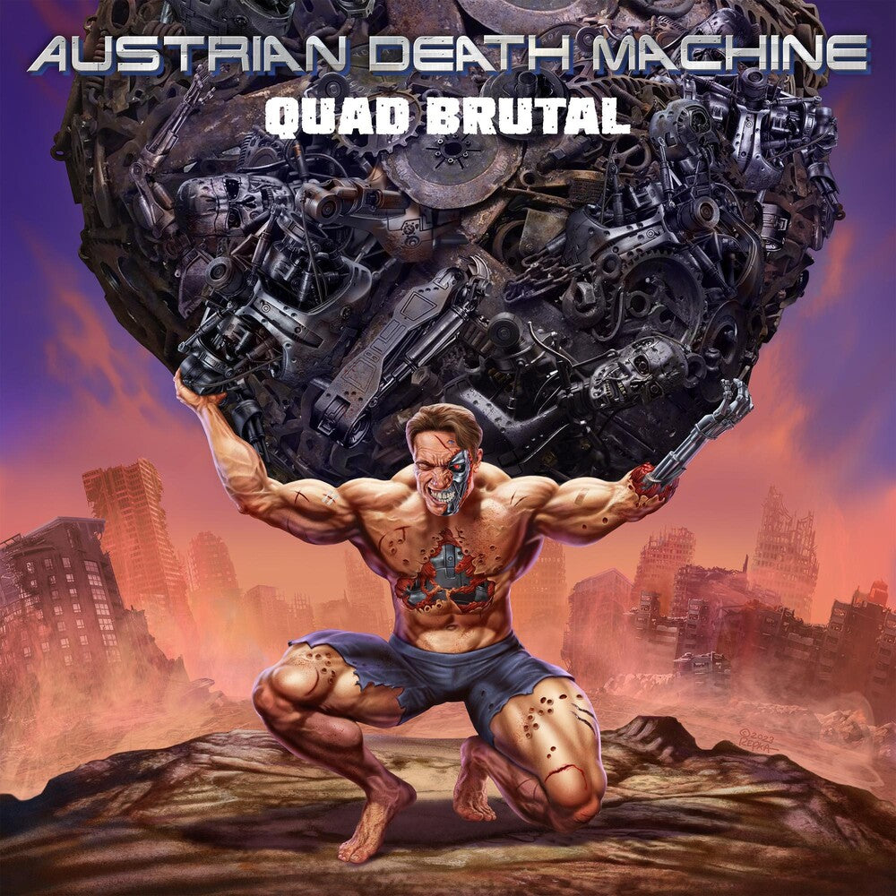 the album cover for Austrian Death Machine - Quad Brutal